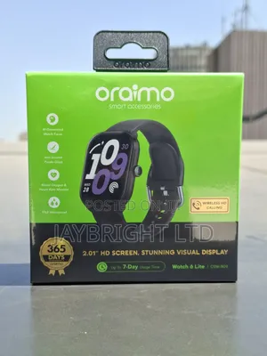 Oraimo Watch 6 Lite 2.01'' Smart Watch With Cool UI Interface