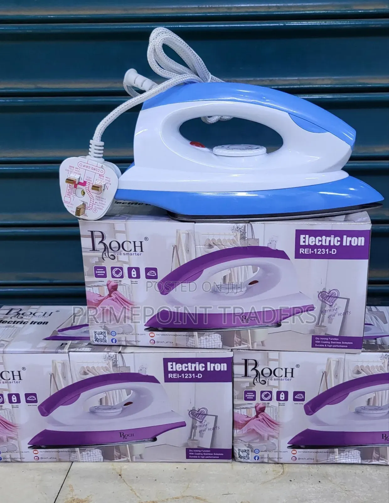 ROCH Electric Dry Iron – Fast & Efficient Clothes Care