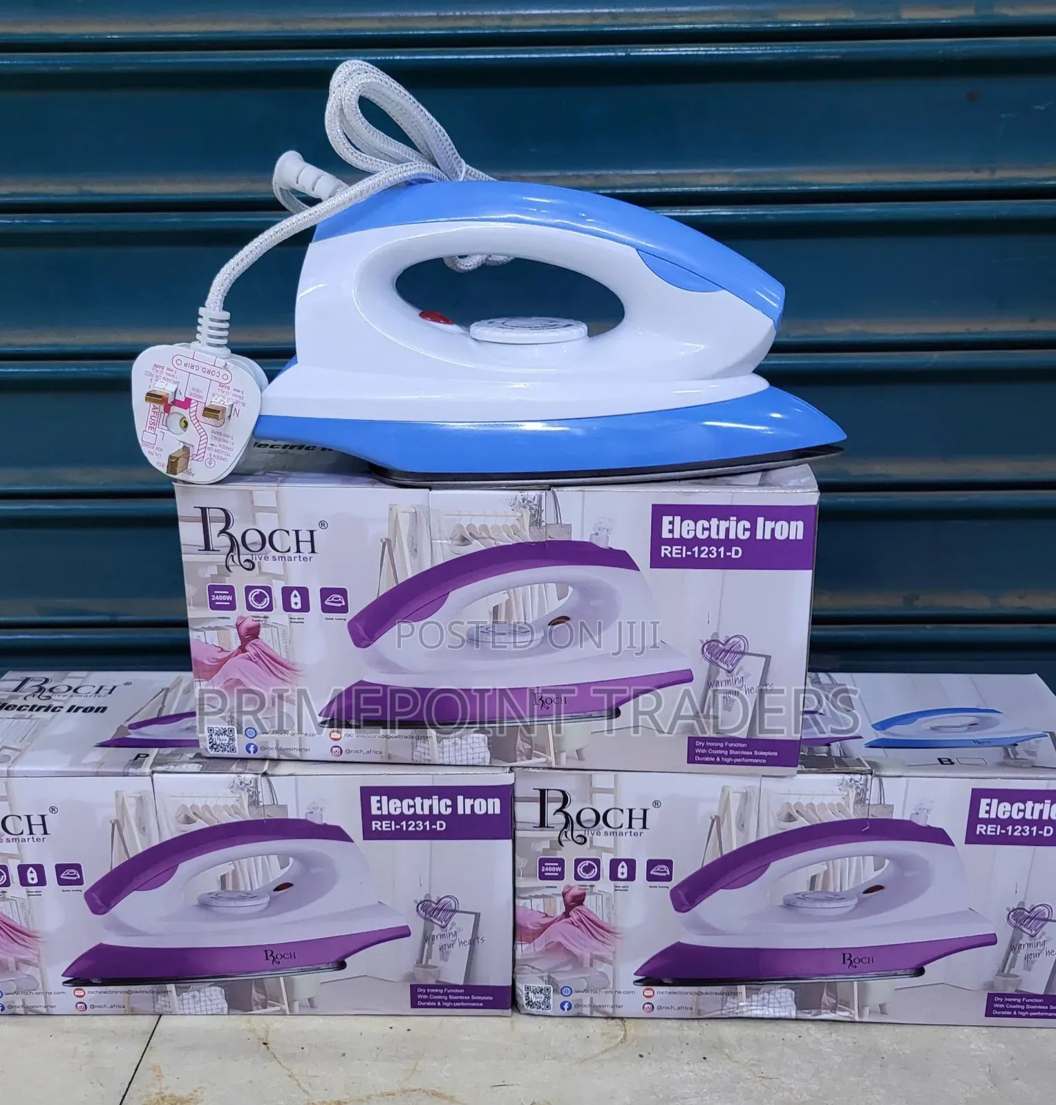 ROCH Electric Dry Iron – Fast & Efficient Clothes Care