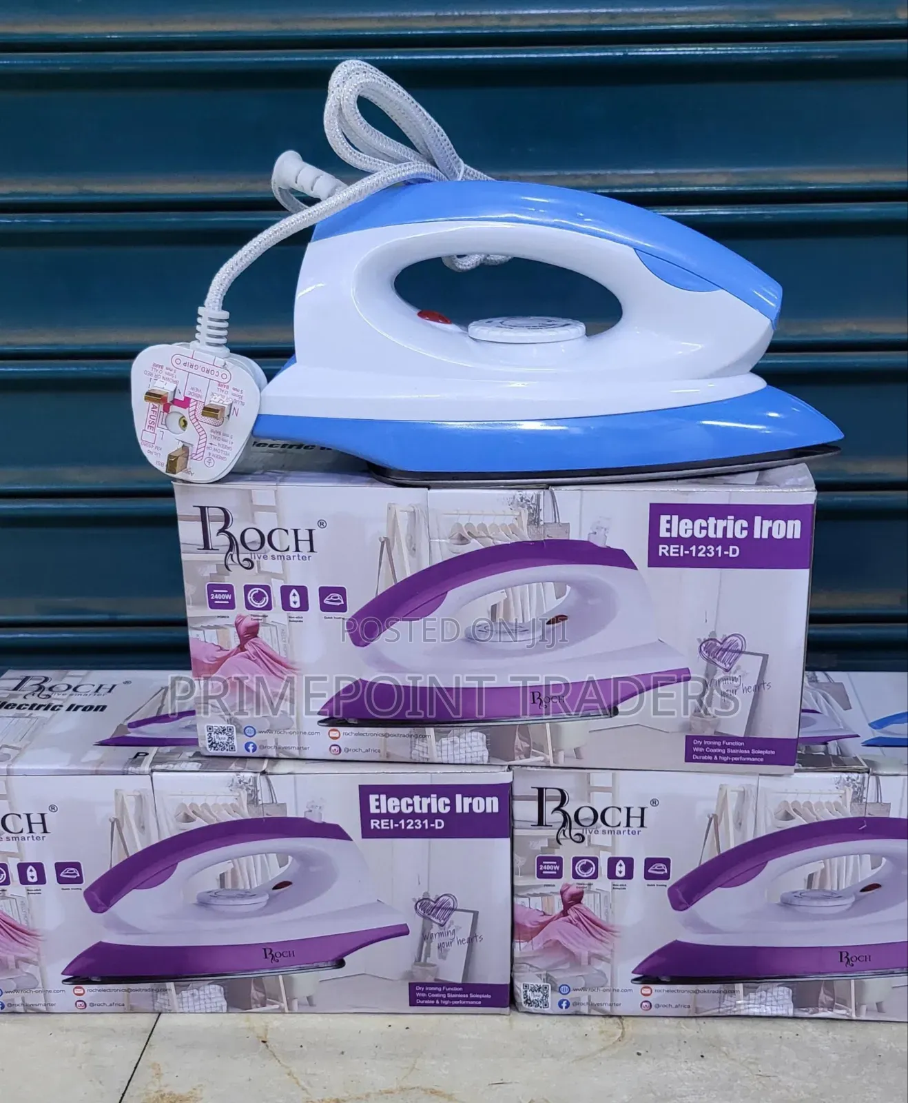 ROCH Electric Dry Iron – Fast & Efficient Clothes Care