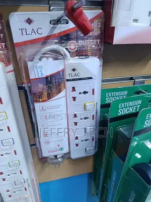 TLAC Extension 3 Way Power With Surge Protector T-103