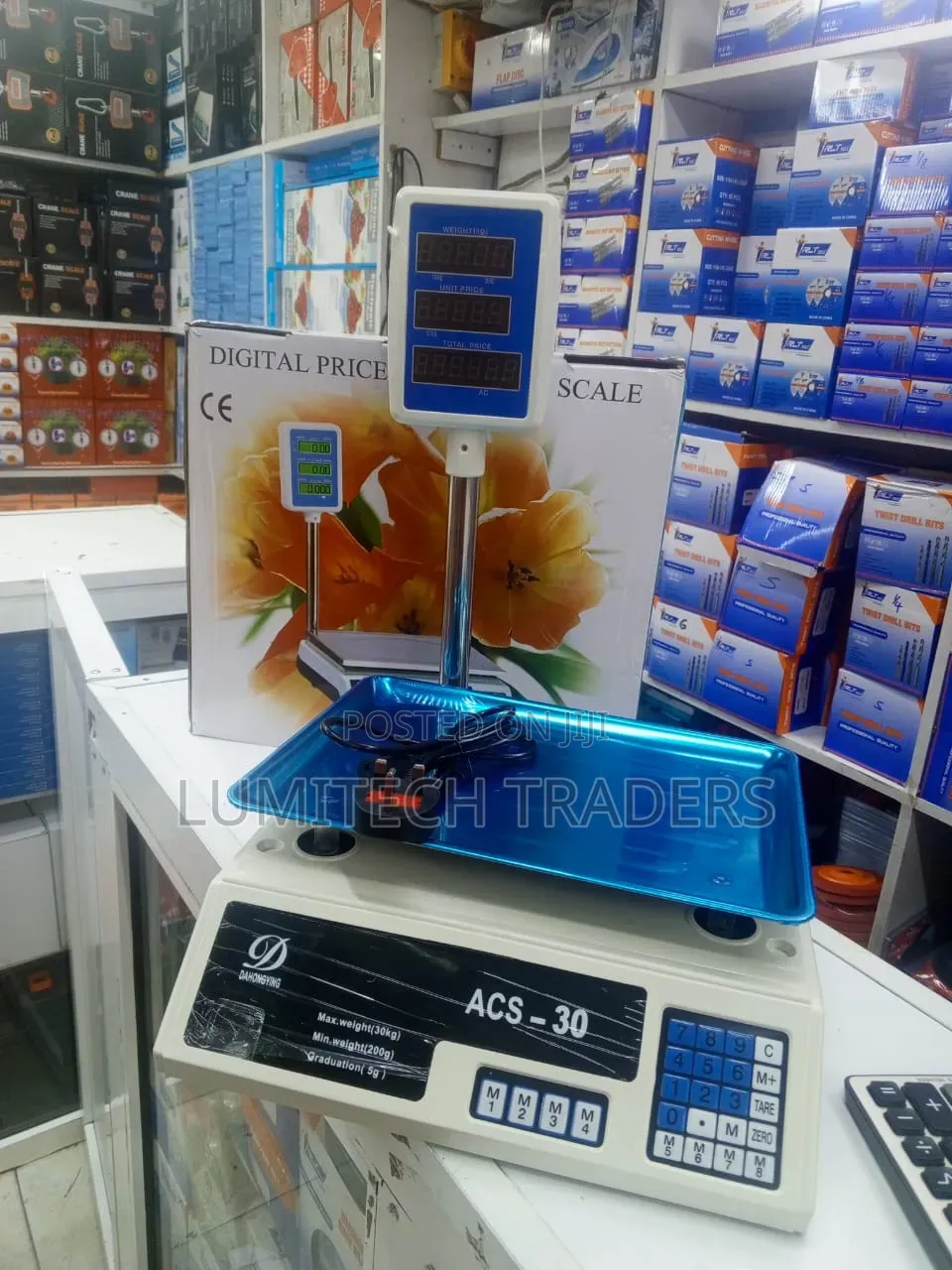 Acs 30  Digital Price Computing Weighing Scale With Arm