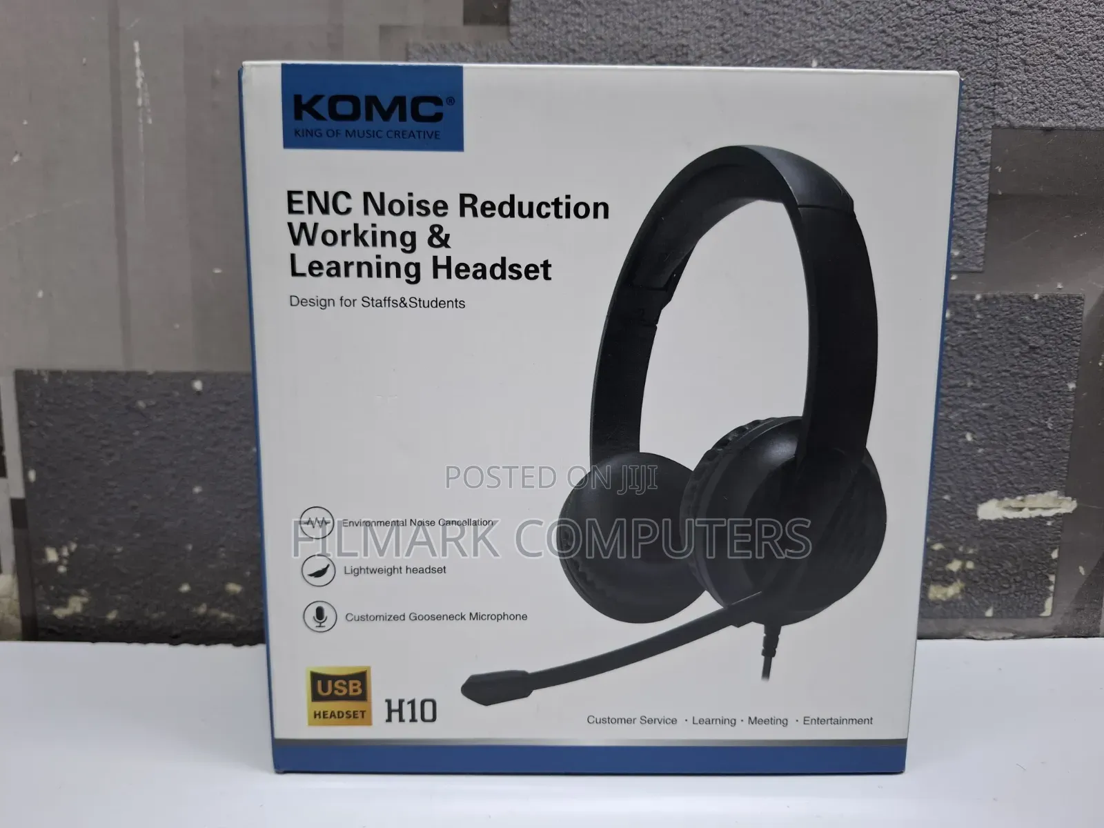Komc H10 USB Wired Headset/Headphone
