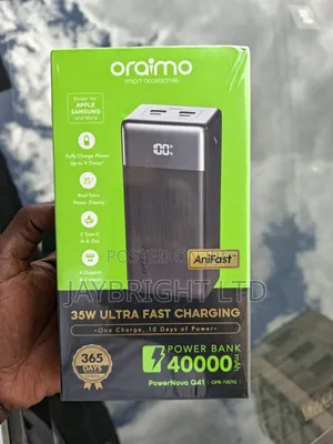 Oraimo PowerNova Q41 35W Ultra Fast Charging 40000mAh Power Bank