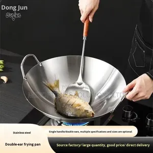 Stainless Steel 28cm Household Saucepan Frying Pan Multi- Cooking Wok
