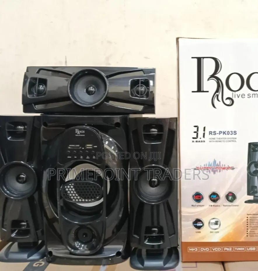 ROCH 3.1CH Home Theatre Multimedia Speaker System – Powerful Sound