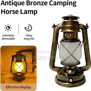 Rechargable Vintage 35cm LED LANTERN LAMP