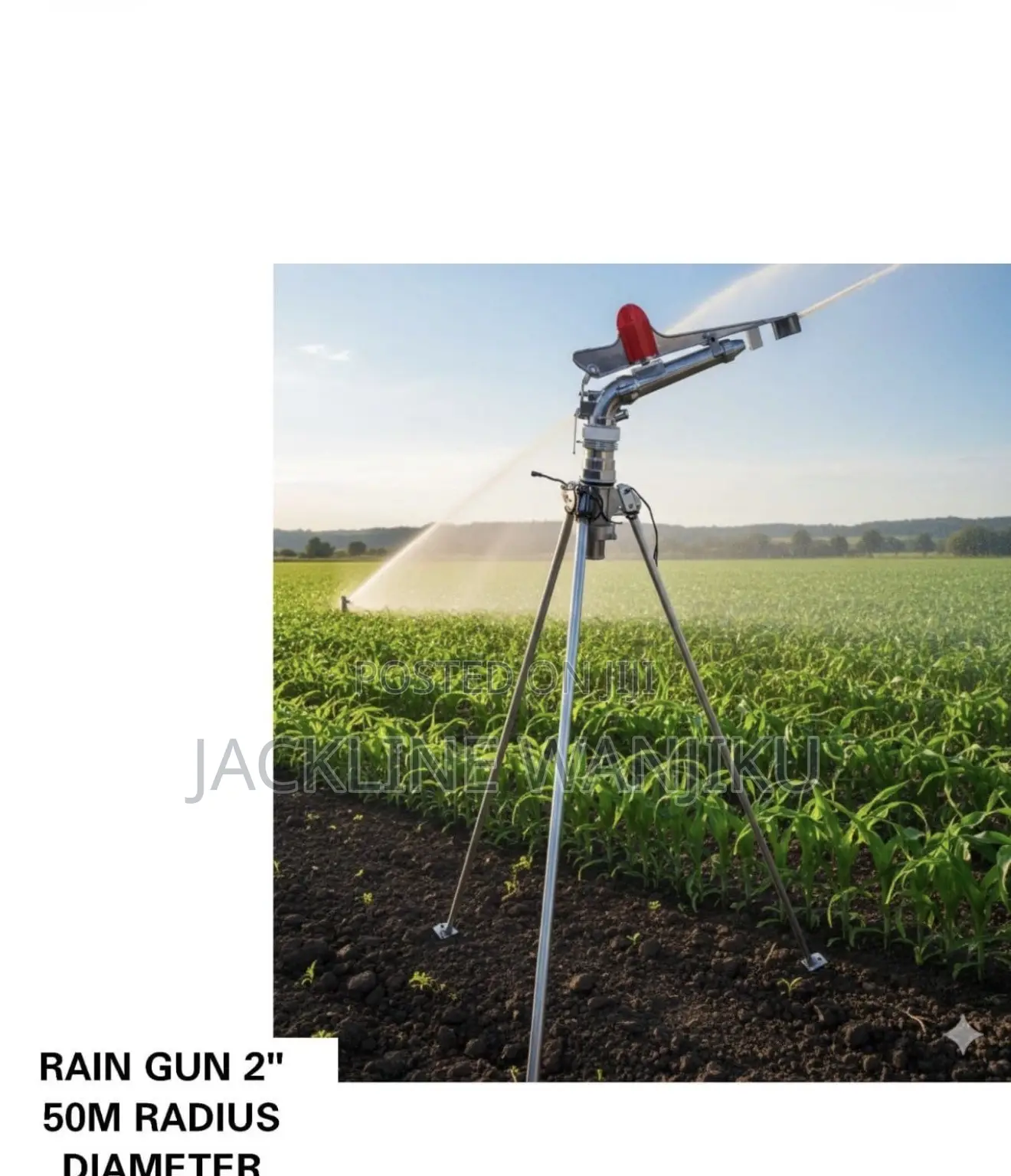 New Rain Gun Machine 2” 50m Radius