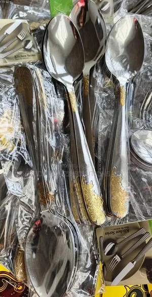 6pcs Dinner Spoon Set,Stainless Steel Food Grade Spoons Home, Kitchen