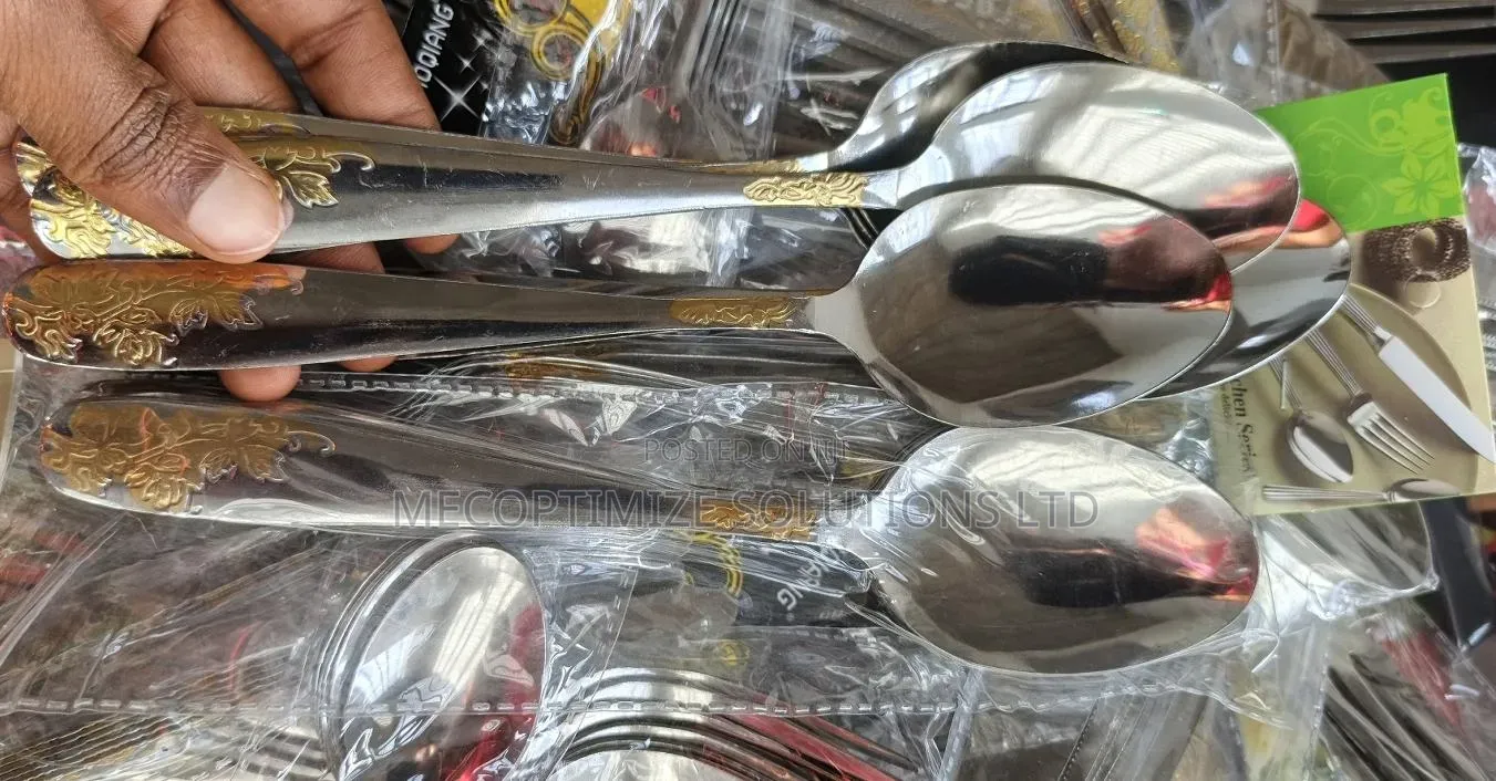 6pcs Dinner Spoon Set,Stainless Steel Food Grade Spoons Home, Kitchen