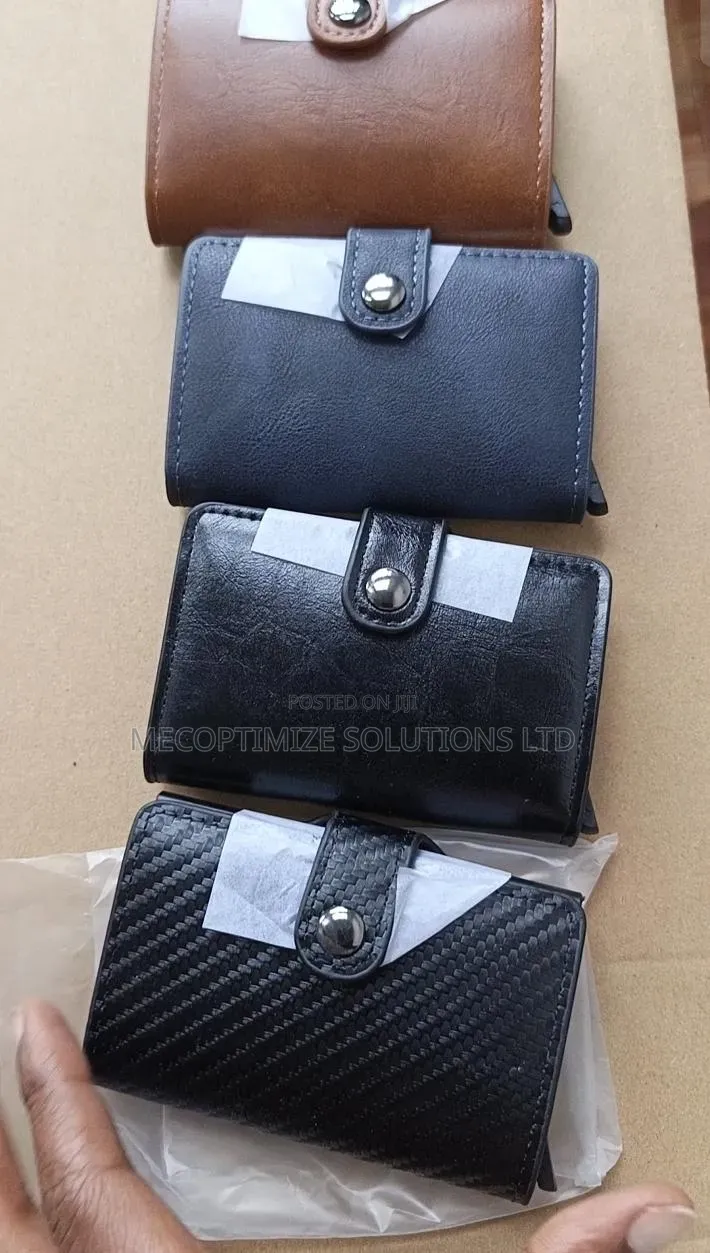 Credit Card Wallet Leather Card Holder Cheque Money Organizer