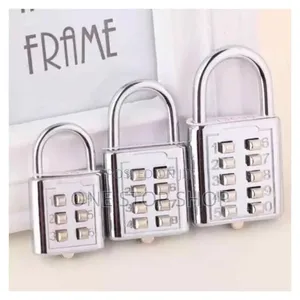 2pcs Generic Hardened Steel Smart Combination Padlock