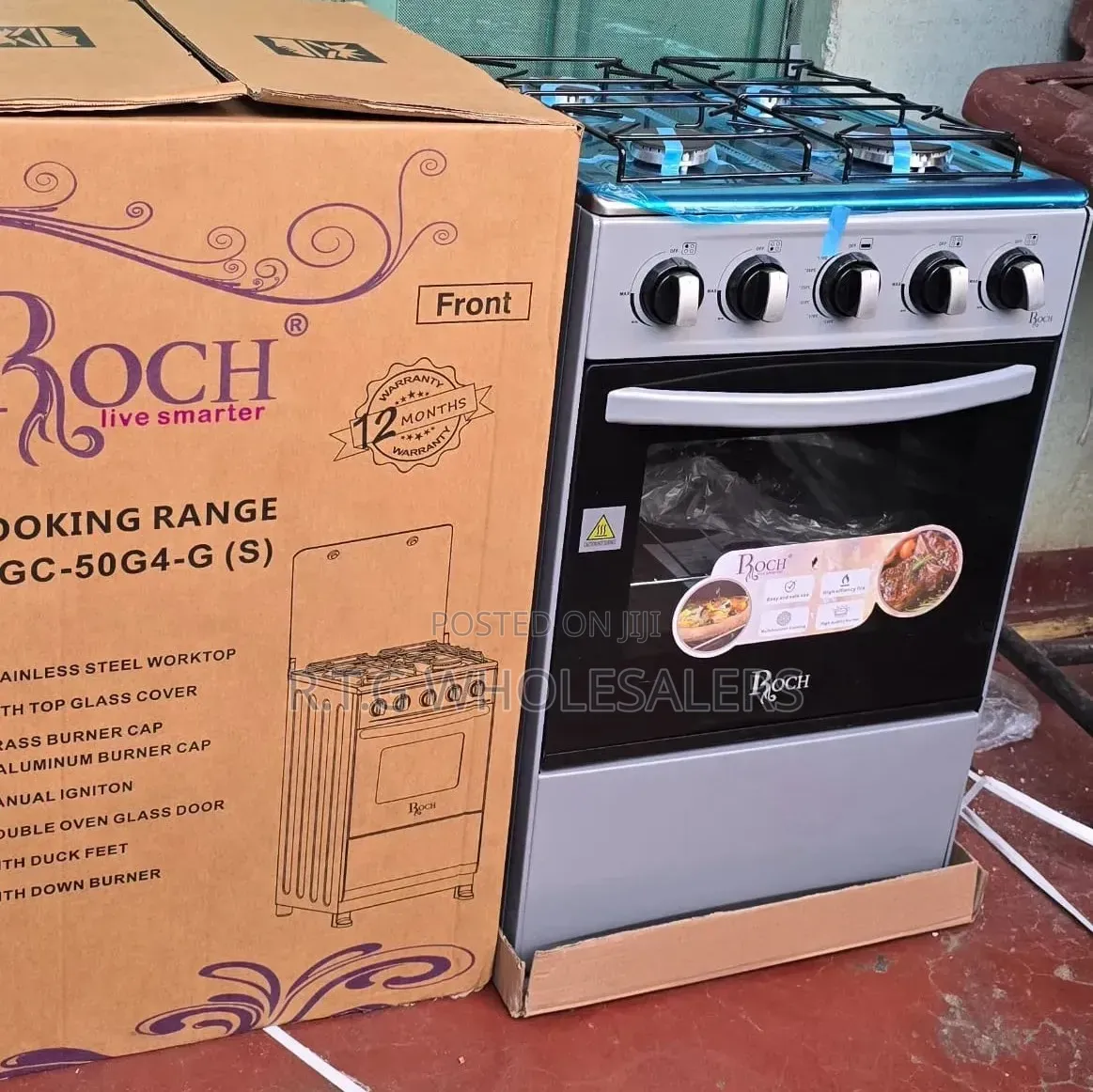 🔥Hot Deal🔥
50*55 Roch Full Gas Standing Cooker @