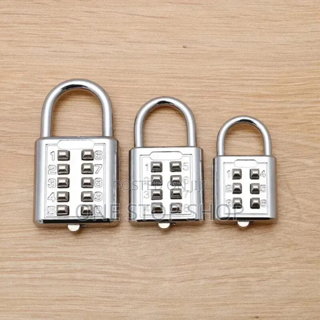 2pcs Generic Hardened Steel Smart Combination Padlock