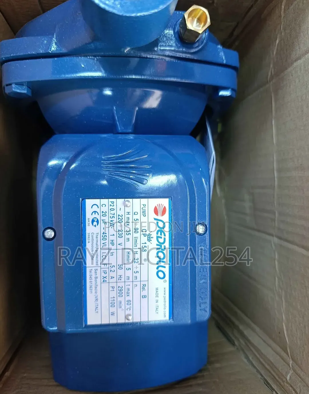 Original 1hp Pedrollo Water Pump