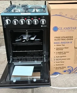 🔥🔥Glamstar Black 50×55 Standing 3+1 Cooker@
