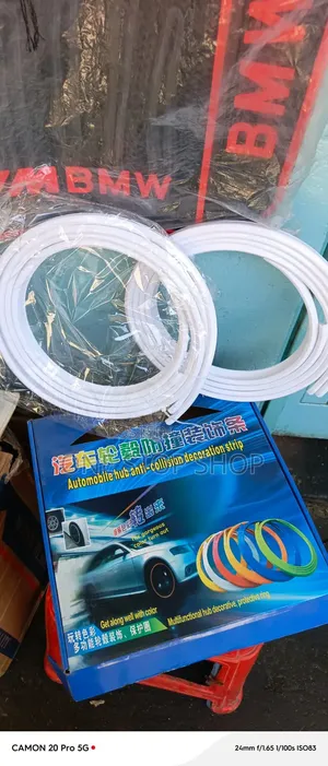 Plastic White Rim Protector Shield Alloy Wheels From Scuffs,scratches