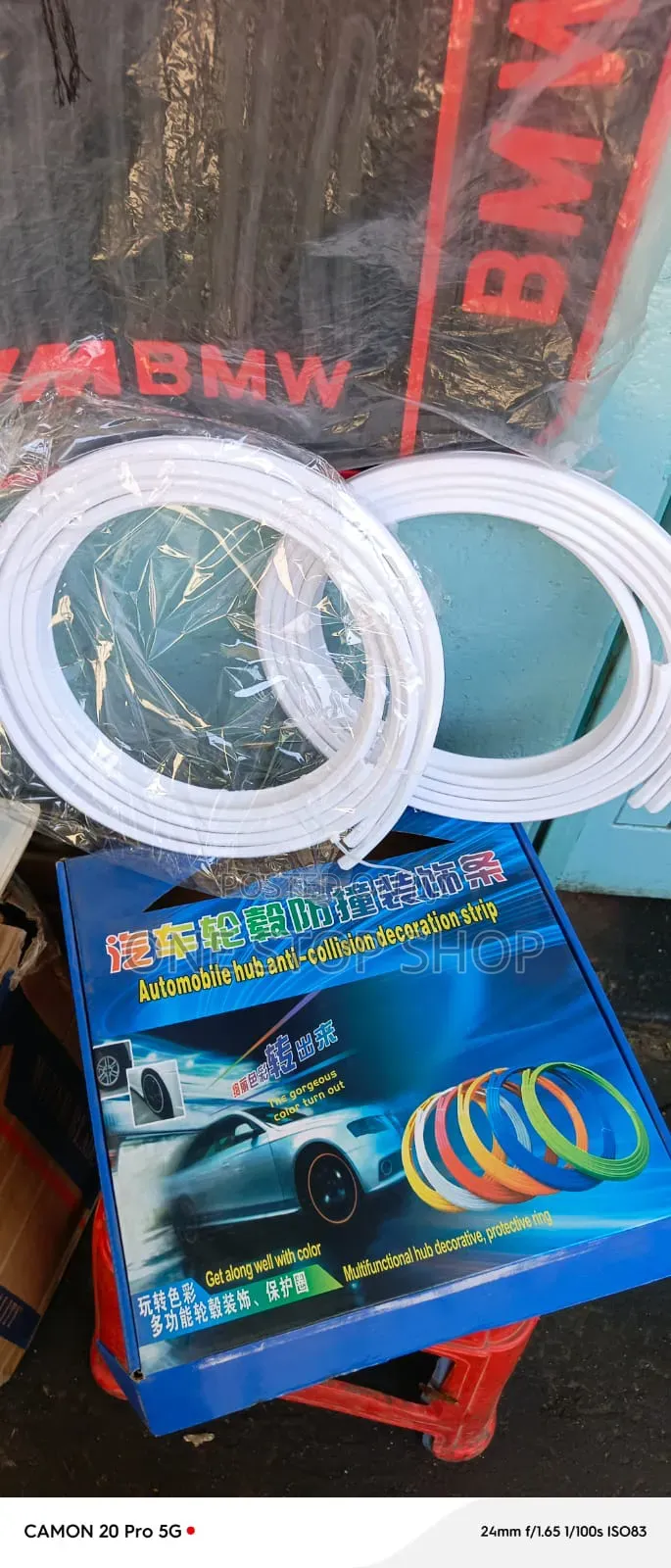 Plastic White Rim Protector Shield Alloy Wheels From Scuffs,scratches
