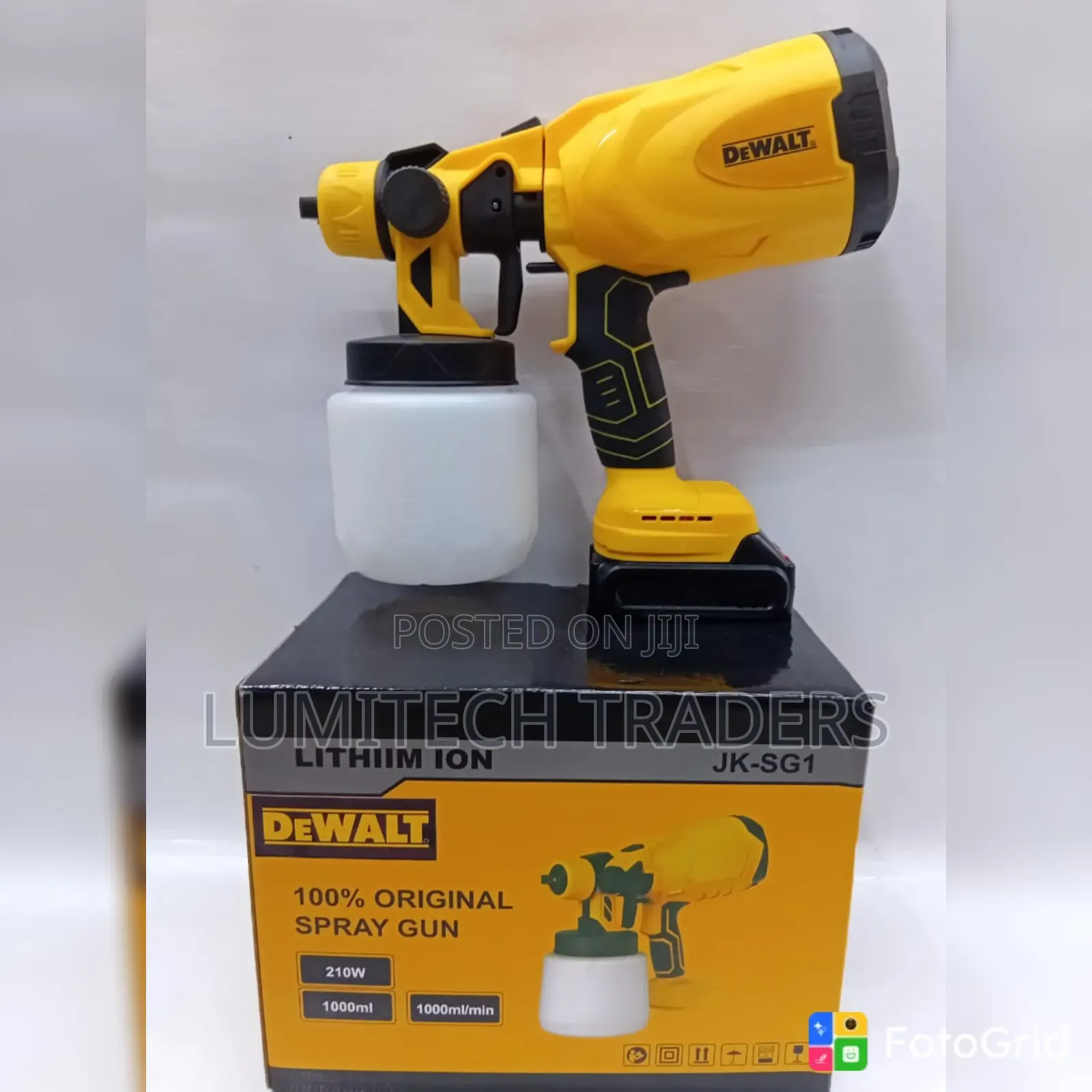 High Quality DeWalt Cordless Sprayer 210 W