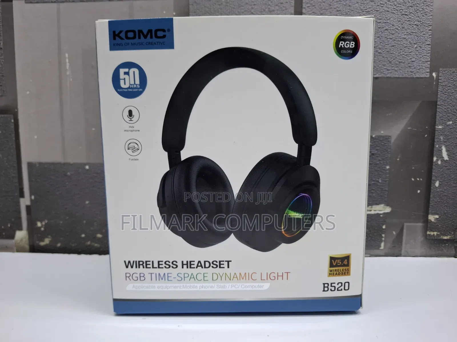 Komc B520 Wireless Headset/Headphone RGB