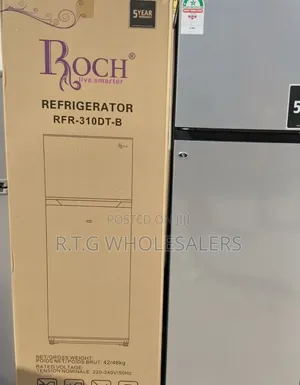 🔥Roch 248 Litres RFR-310DT-B Double Door Refrigerator