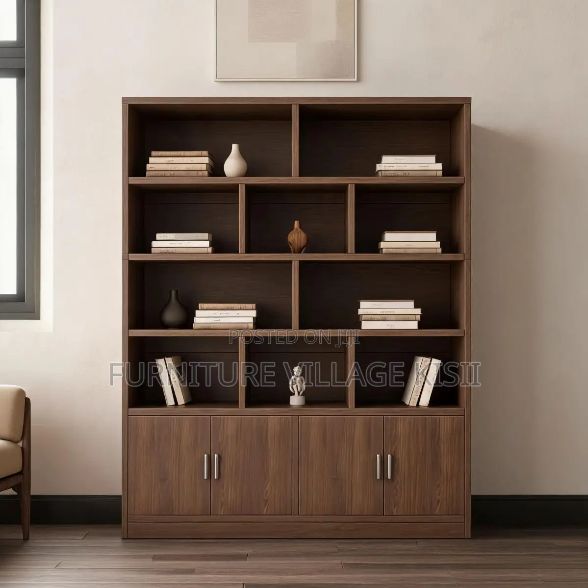 Office Bookshelf, Wooden Office Bookshelf