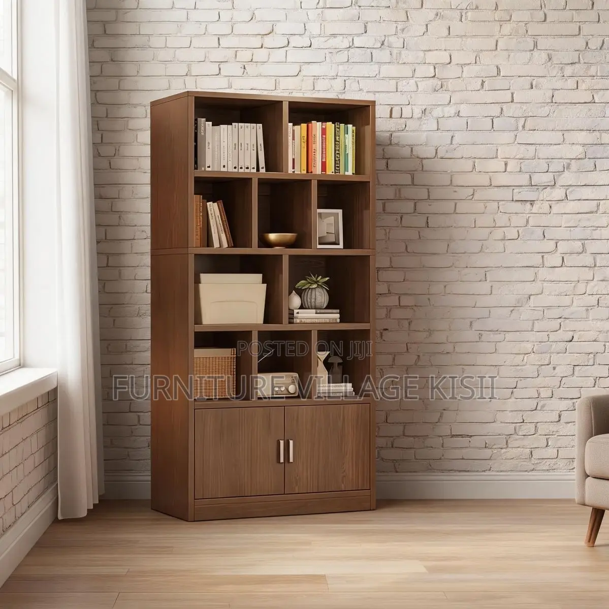 Office Bookshelf, Wooden Office Bookshelf