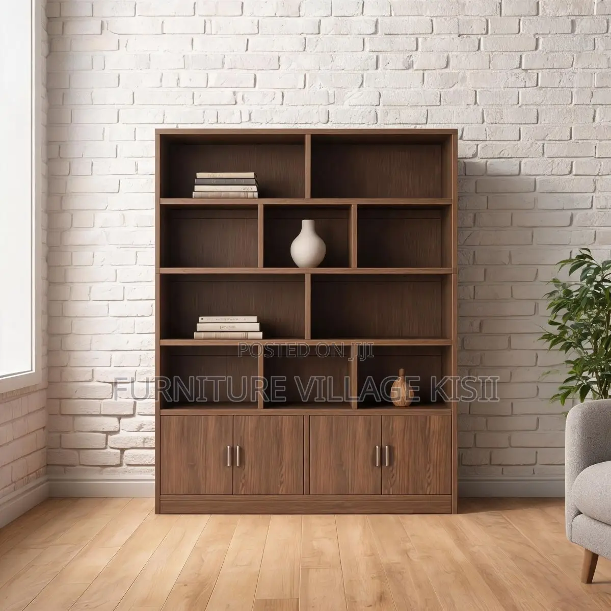 Office Bookshelf, Wooden Office Bookshelf