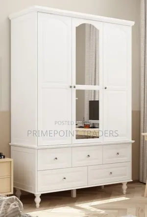 Executive Wooden Wardrobe – Fully Assembled & Elegant Design