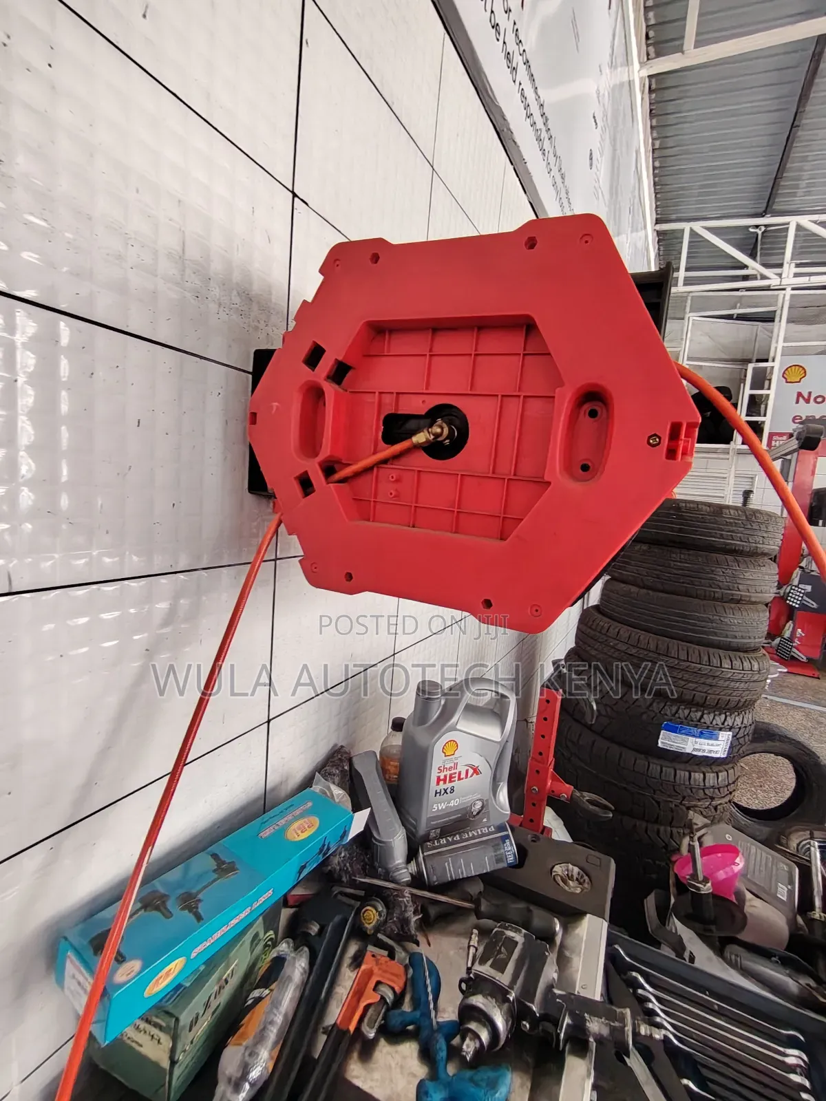 Keep Hoses Organized and Off the Floor Air Pressure Reel Kit Sunshine