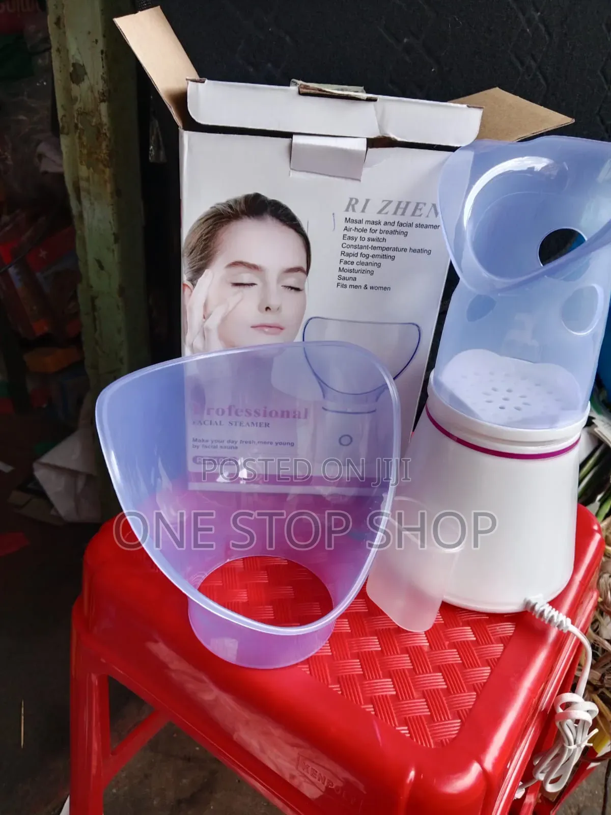 2in1 Home Spa Facial /Nosal Inhaler Cone Steamer