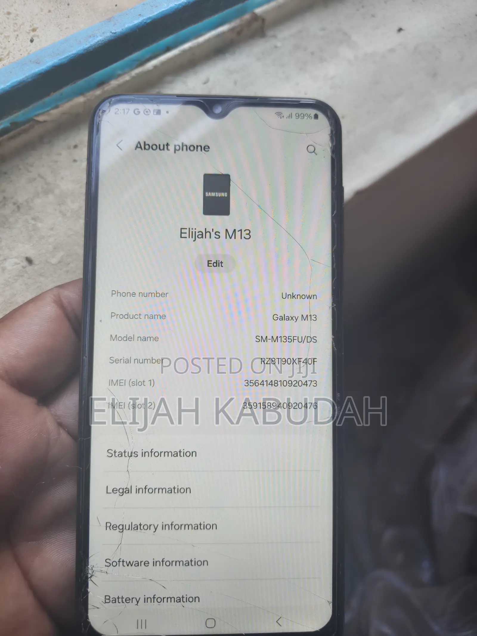 Samsung Galaxy M13 64 GB Purple