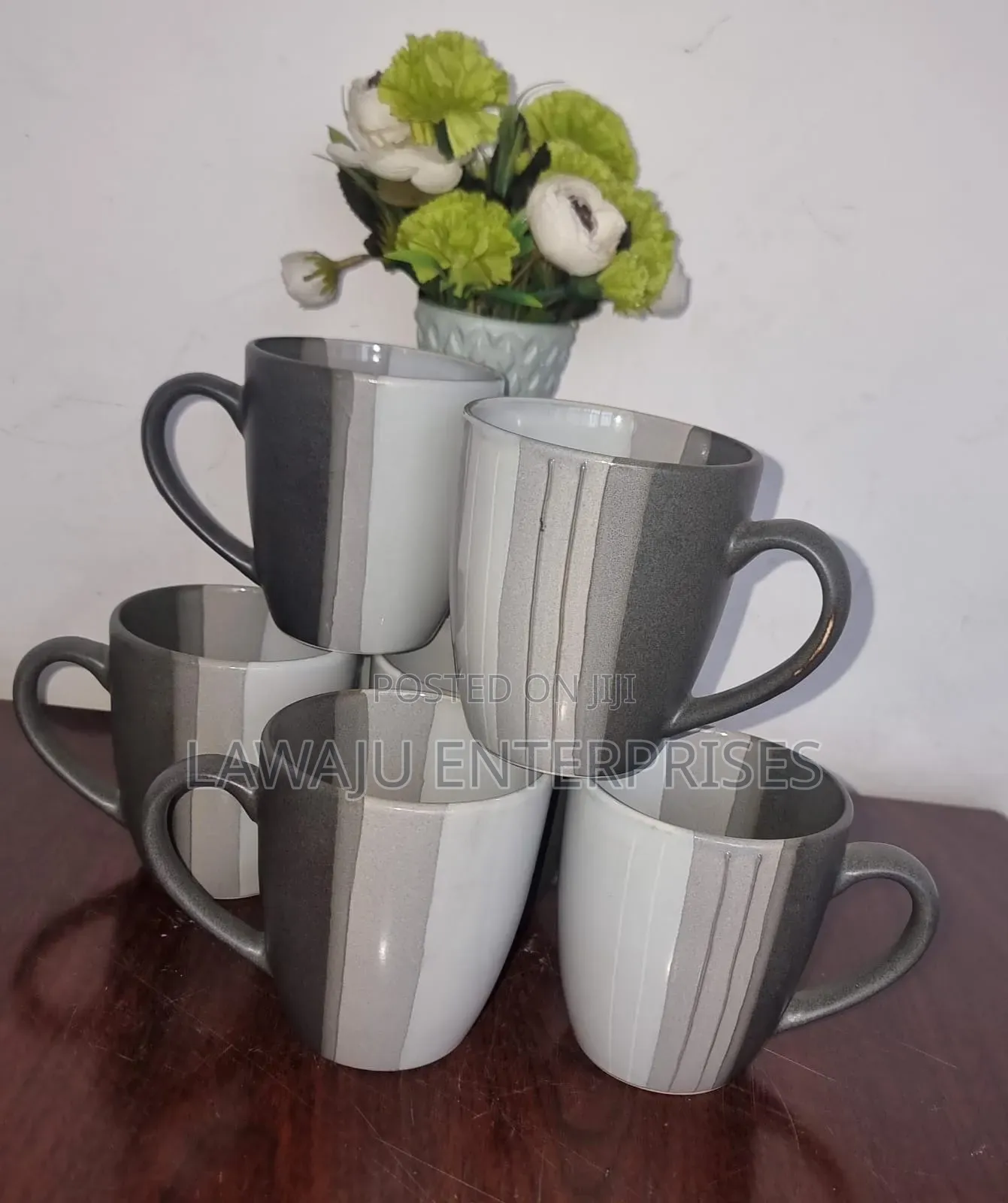 Checked Mugs
