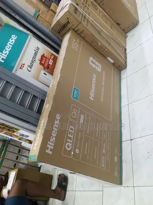 Hisense 55-Inch Q6 Series QLED 4K Smart TV.