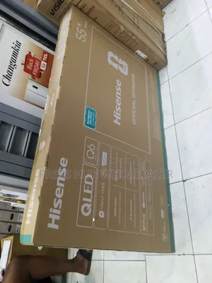 Hisense 55-Inch Q6 Series QLED 4K Smart TV.