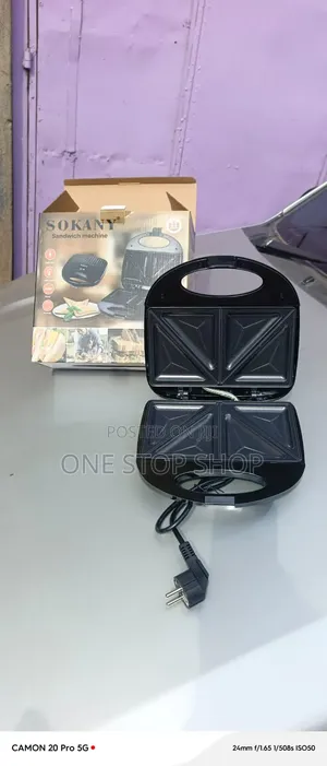 Sokany 2-Slice Sandwich Maker With Indicator Lights
