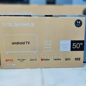 Solarmax 50" Android QLED Smart TV  50 Inches TV