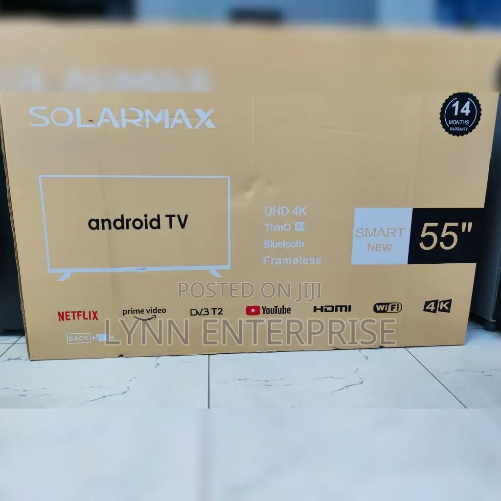 Solarmax 55" Android QLED Smart TV 55 Inches TV