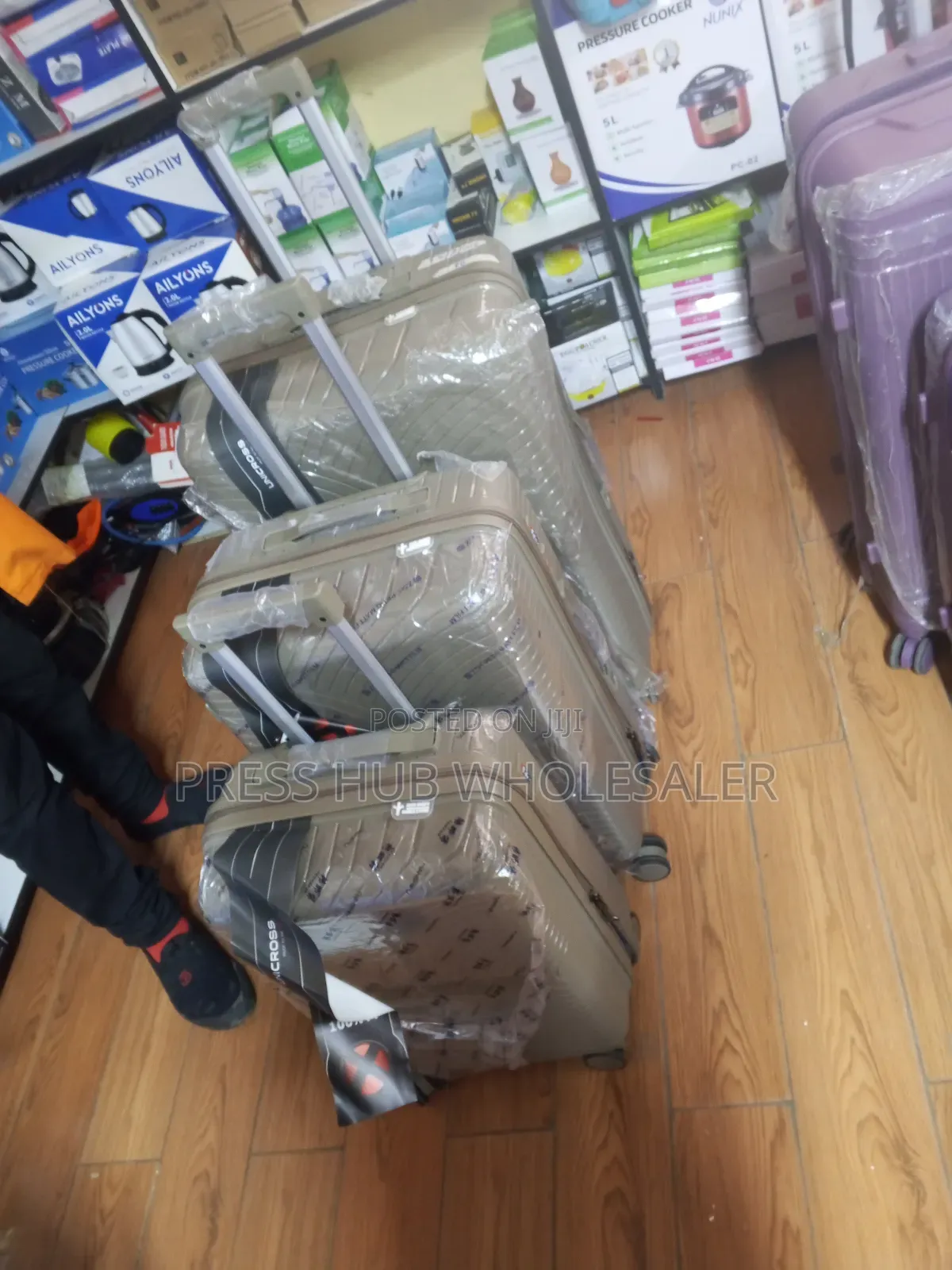3 in 1 Durable Hard-Shell Travel Suitcase Luggage Set