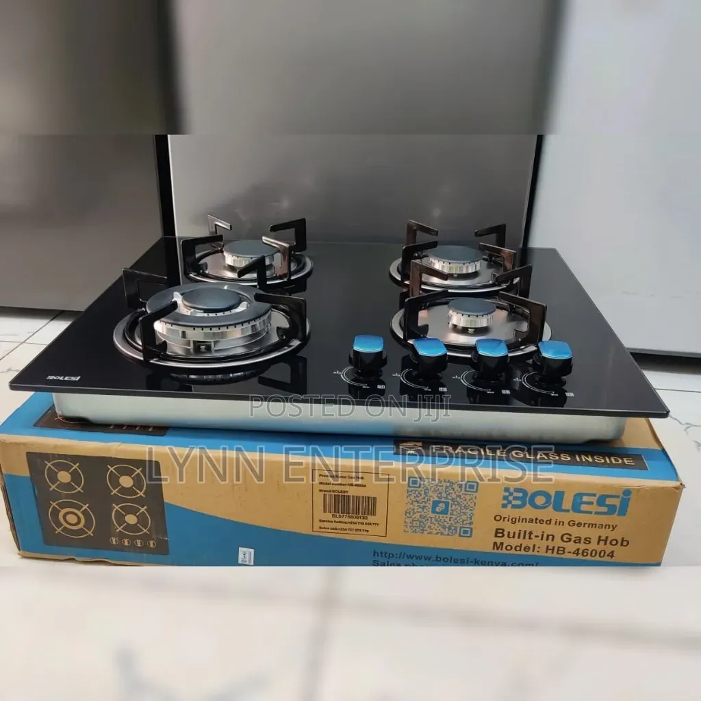 Bolesi Built in Kitchen Hob 60cm 4gas Burner Cooker