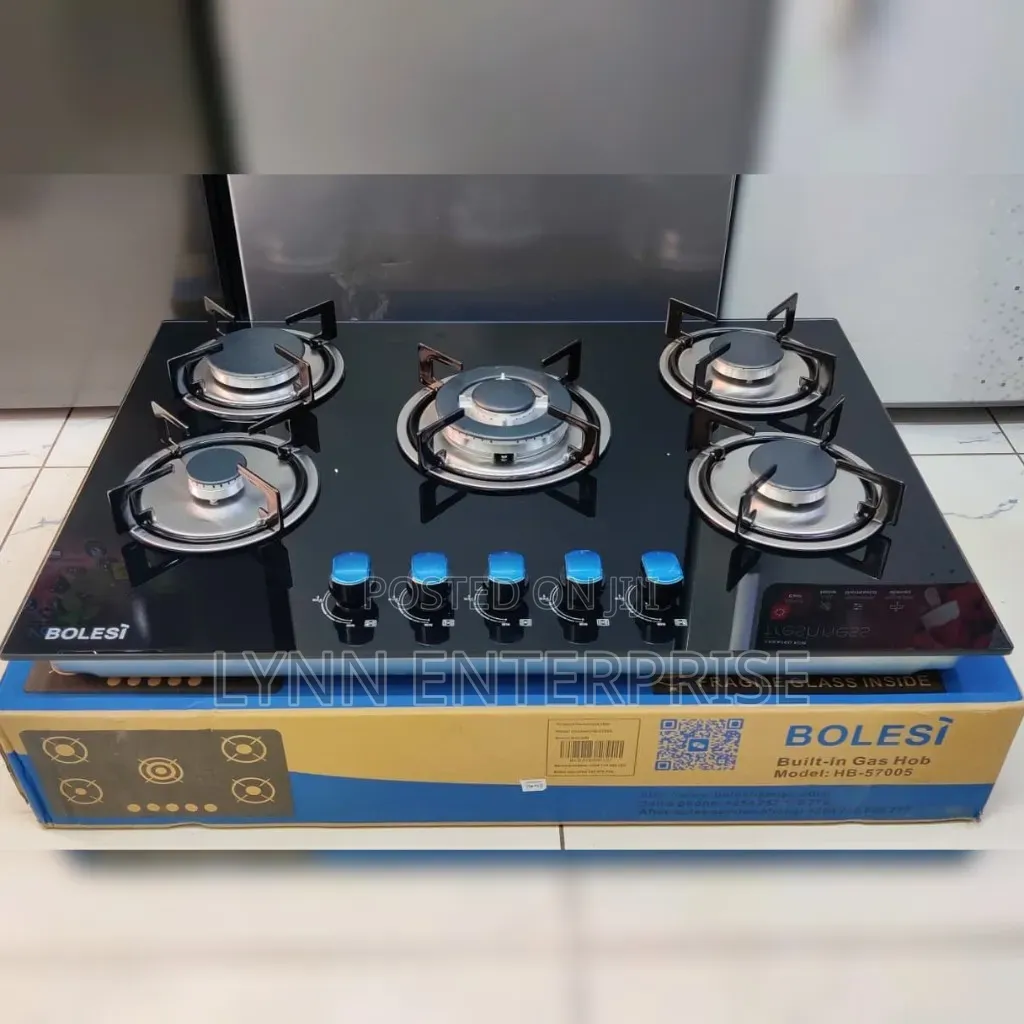 Bolesi Built in Kitchen Hob 90cm 5gas Burner