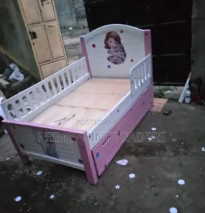 3×6 Children’s Cot Bed – Side Rail & Underbed Storage Cabinet