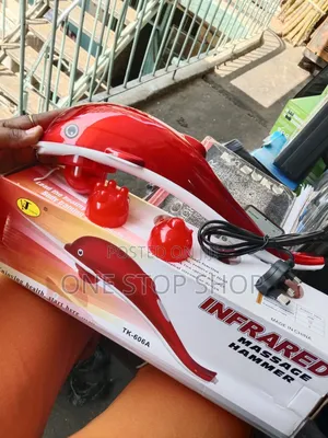 Infrared Handheld Electric Dolphin Shaped Body Red Massager