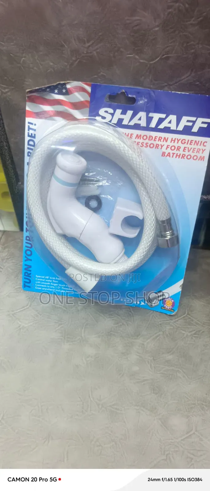 Toilet Bidet Sprayer Set With Smooth Finger Touch Trigger 4water Flow