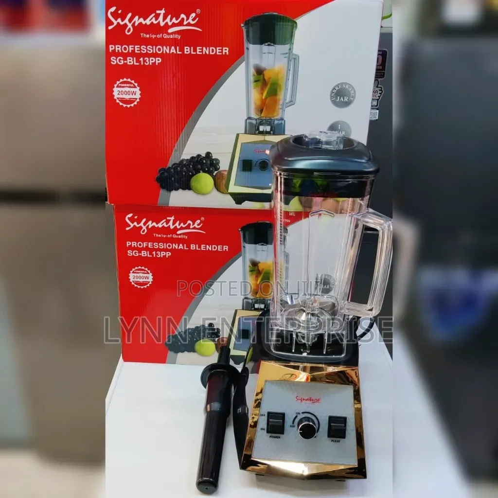 Signature Commercial Blender 2Litres 1 Jug 2000W