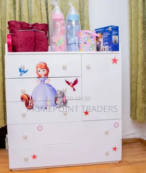 Kids & Baby Chest of Drawers Cabinet – Practical Nursery Storage