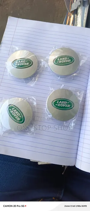 Durable Abs Plastic Aluminum Land Rover Models Wheel Center Hub Caps