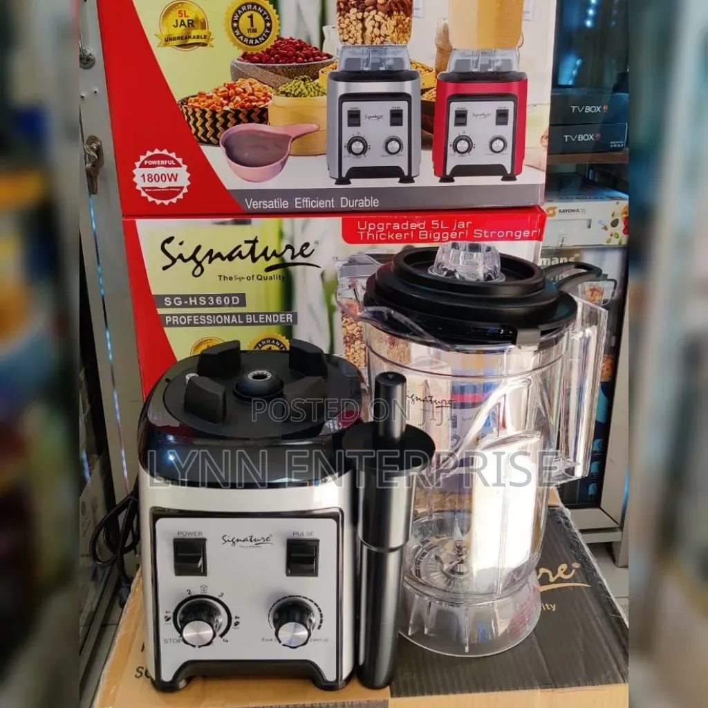 *Signature Commercial Blender 5litres 1800w
