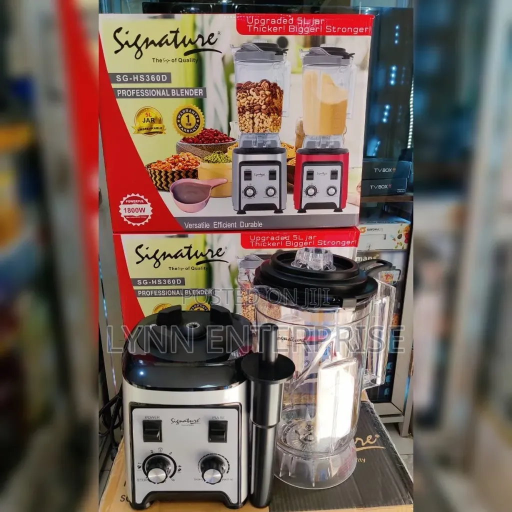 *Signature Commercial Blender 5litres 1800w
