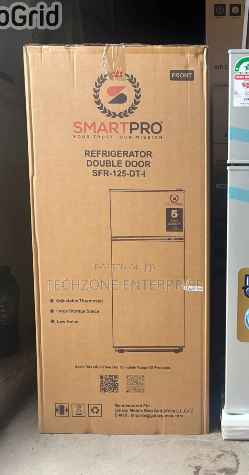 Smart Pro SFR 125-Dt-I Double Door Refrigerator , 95 Litres ,,